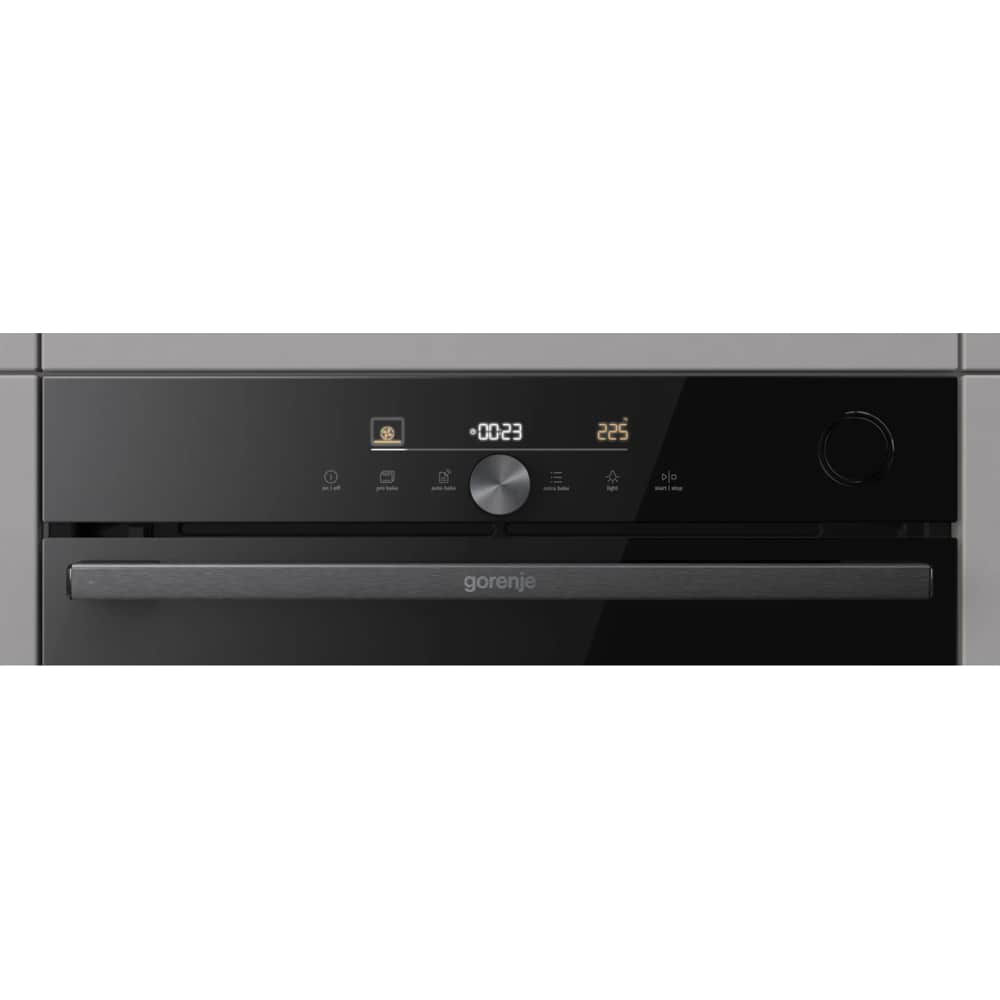 Cuptor incorporabil GORENJE BPSA6747DGWI, Electric, Autocuratare pirolitica, 77 l, Clasa A+, Wi-Fi, negru