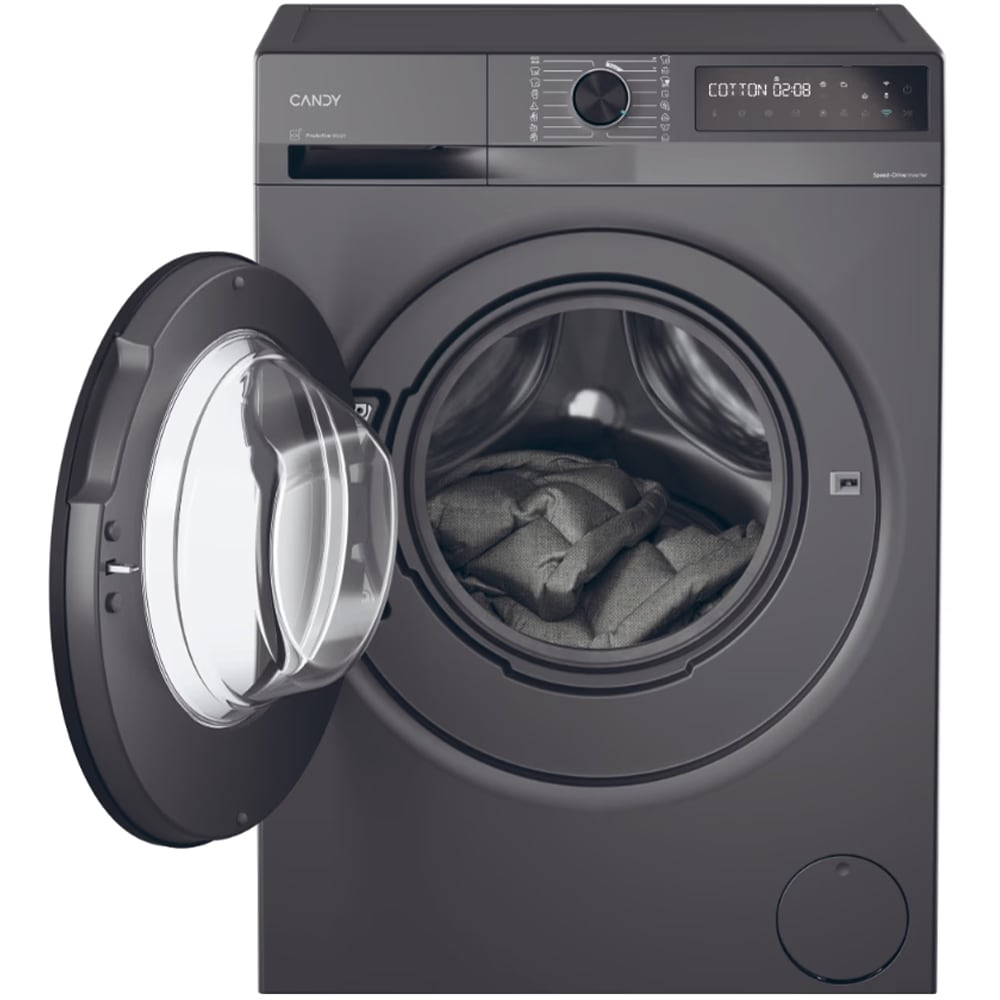 Masina de spalat rufe frontala CANDY ProWash 500 BR 48B6G-S, Steam, 8 kg, 1400rpm, Clasa A, Wi-Fi, antracit
