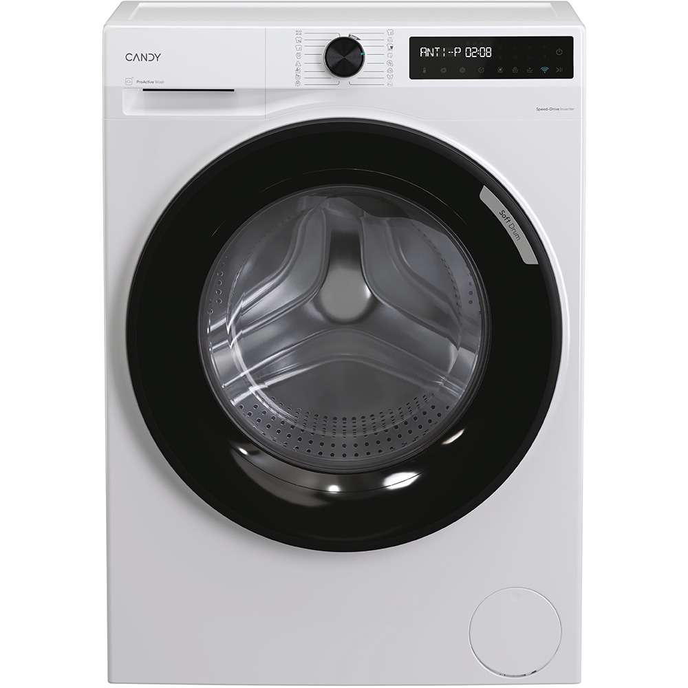 Masina de spalat rufe frontala slim CANDY BR 48SBL6-S, ProActive Wash, 8 kg, 1400rpm, Clasa A, Wi-Fi, alb