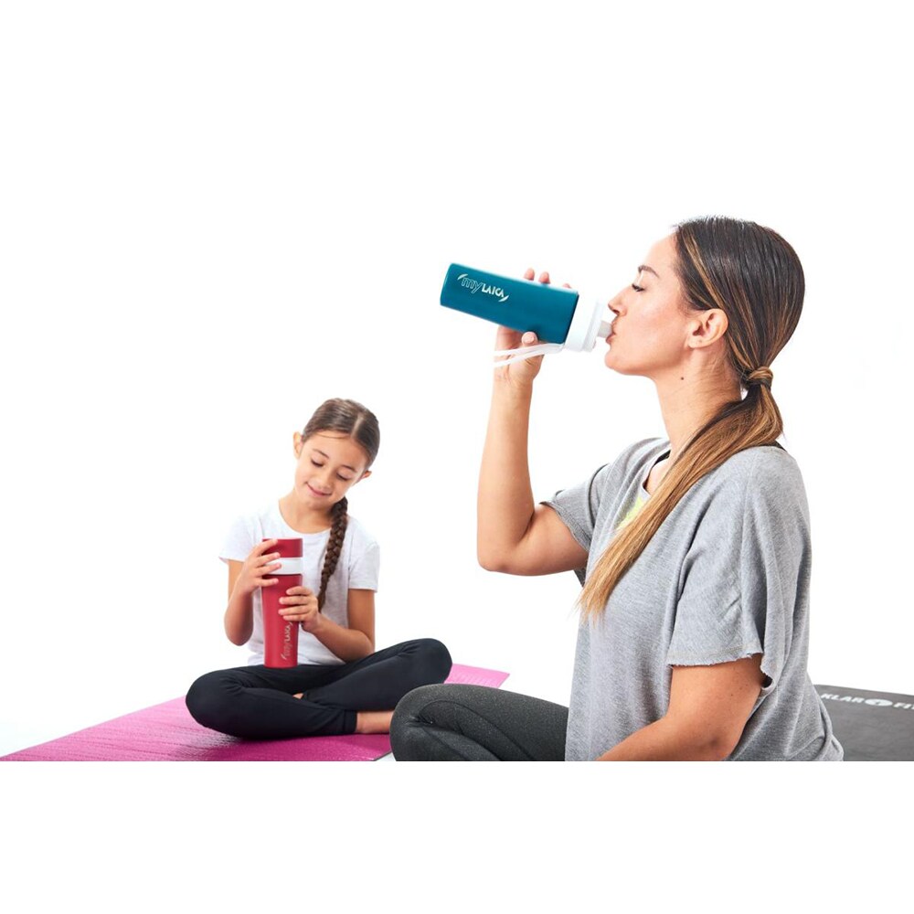 Sticla filtranta LAICA BR70B00, 0.55l, rosu-alb