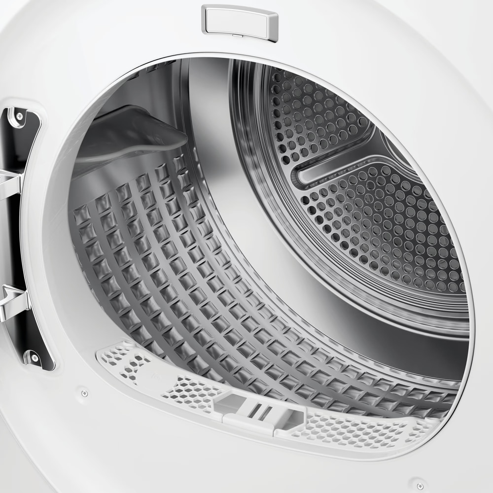 Uscator de rufe CANDY BR 9N2BX-S, Pompa de caldura, 9 kg, 15 programe, Clasa D, Wi-Fi, alb