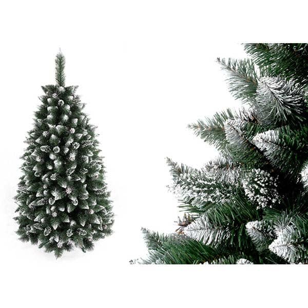 Brad artificial BRAZIDELUX MontBlanc, 150 cm, verde-alb