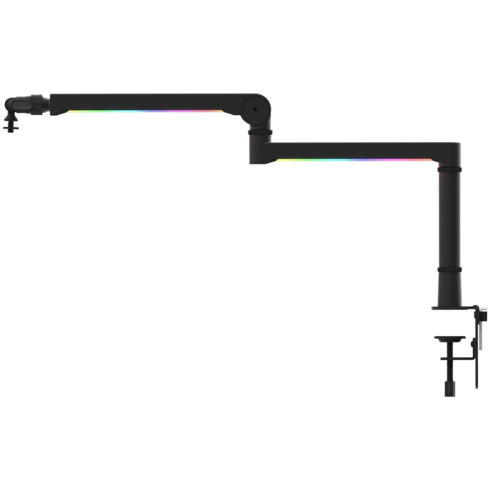 Brat de microfon AQIRYS Cassini, RGB, negru