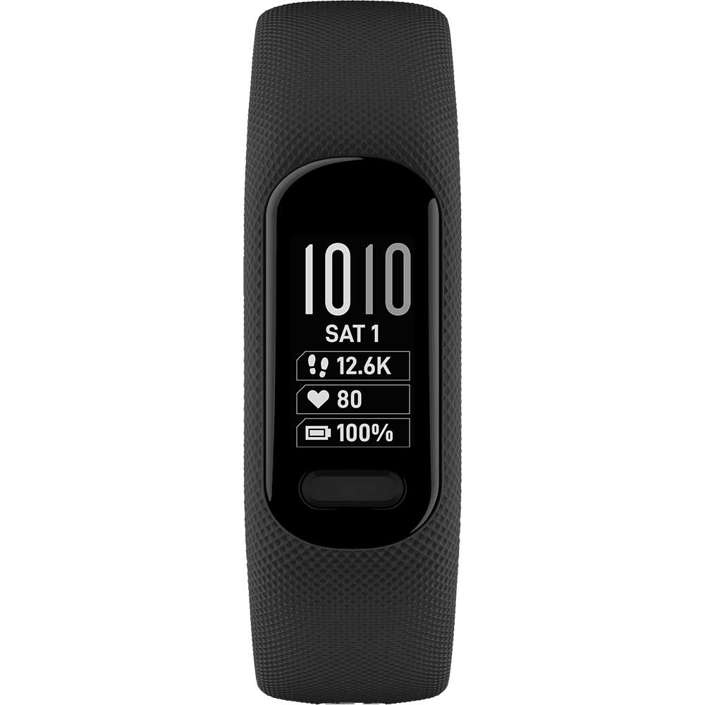 Bratara fitness GARMIN VivoSmart 5, Android/iOS, Bluetooth, Large, negru