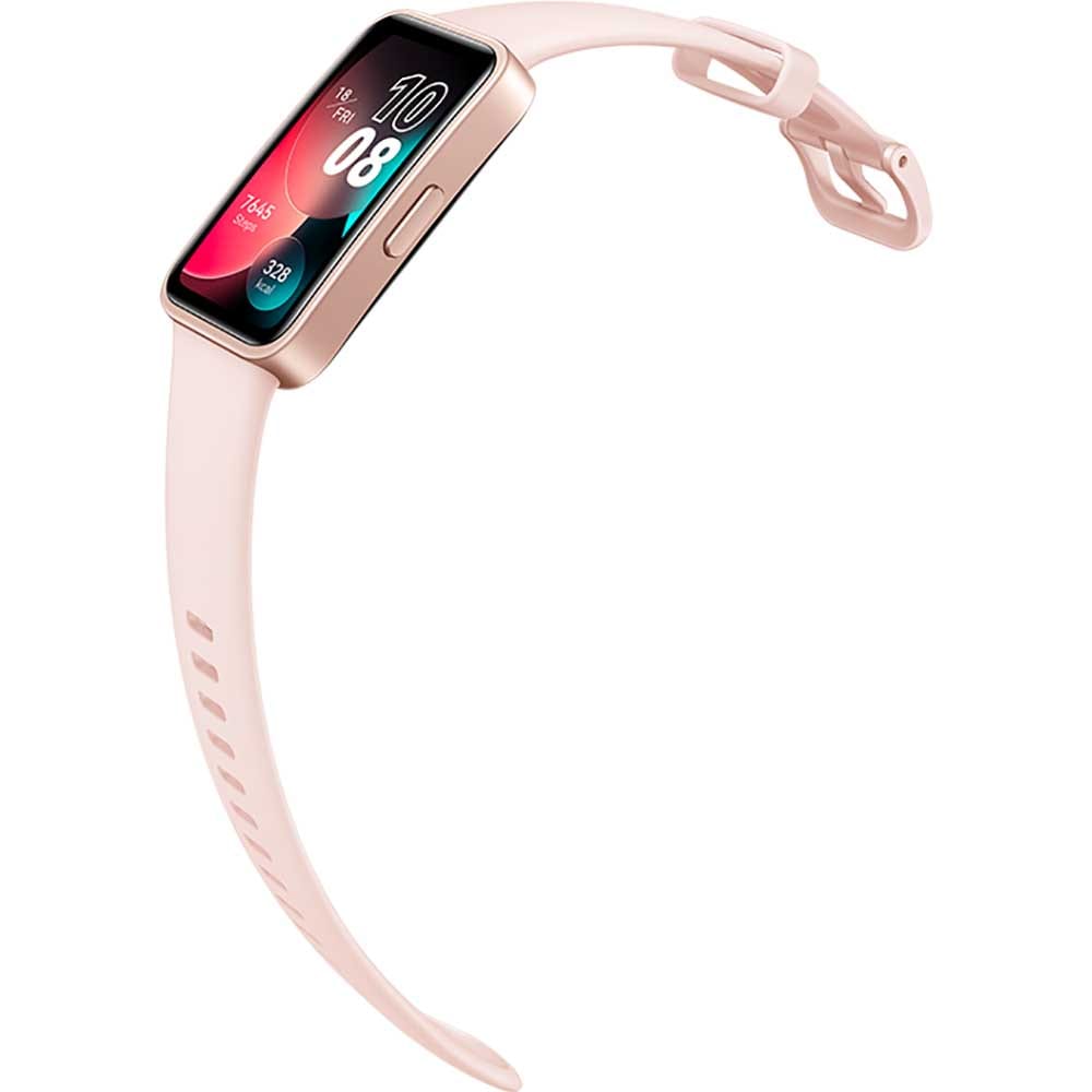 Bratara fitness HUAWEI Band 8, Android/iOS, silicon, Sakura Pink