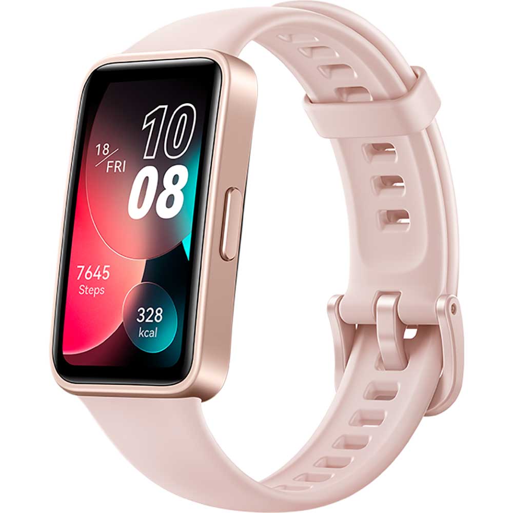 Bratara fitness HUAWEI Band 8, Android/iOS, silicon, Sakura Pink