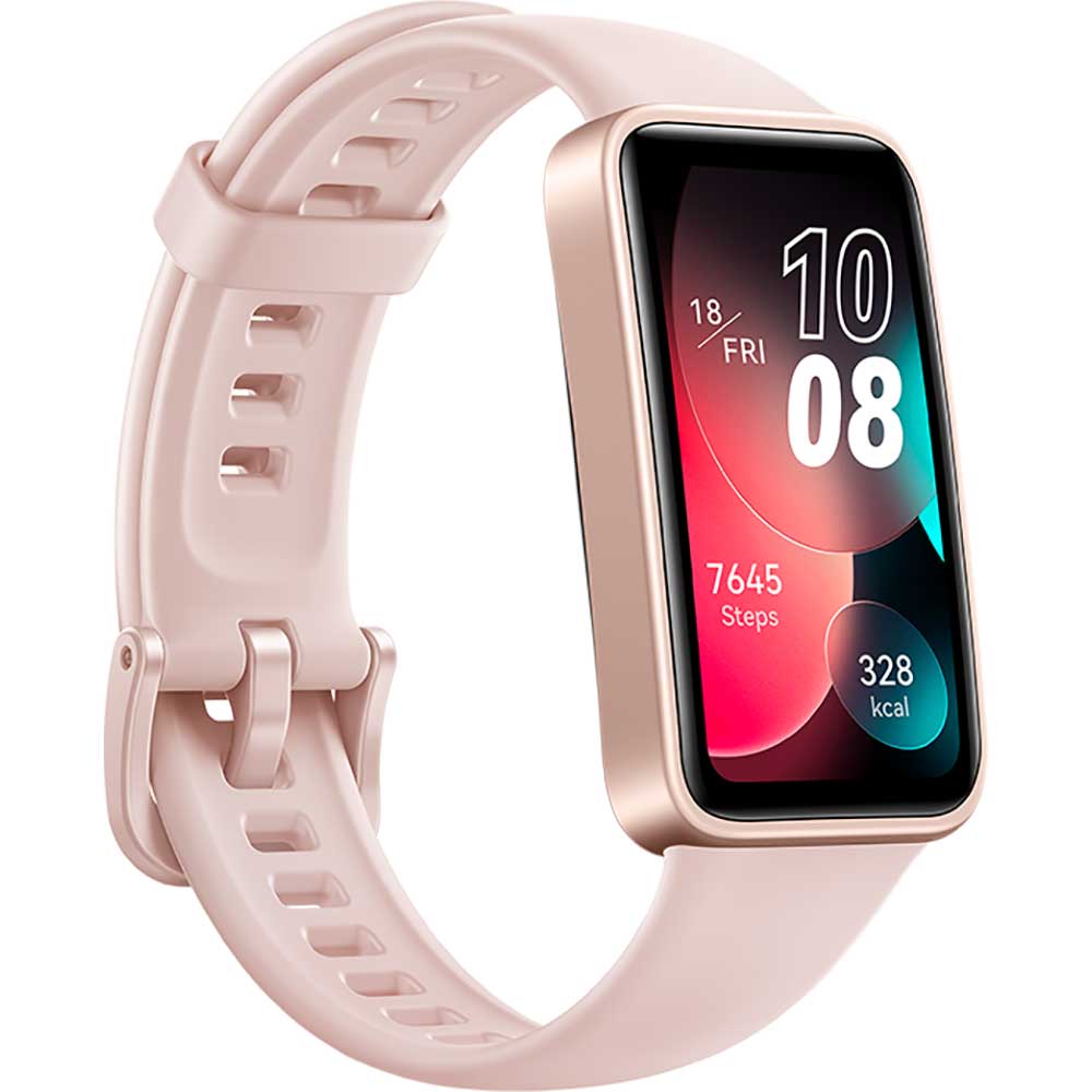 Bratara fitness HUAWEI Band 8, Android/iOS, silicon, Sakura Pink