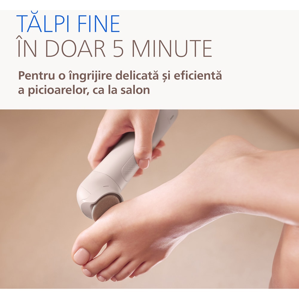 Aparat de ras pentru femei PHILIPS Seria 9900 BRE748/00, 2 viteze, 7 accesorii, acumulator, gri