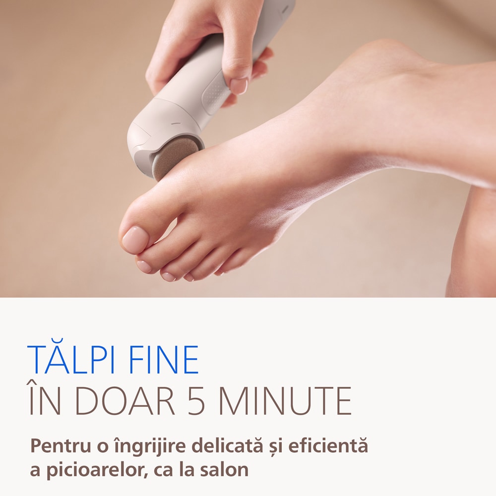 Epilator PHILIPS Seria 9900 BRE750/00, 32 pensete, 2 viteze, 10 acesorii, acumulator, gri