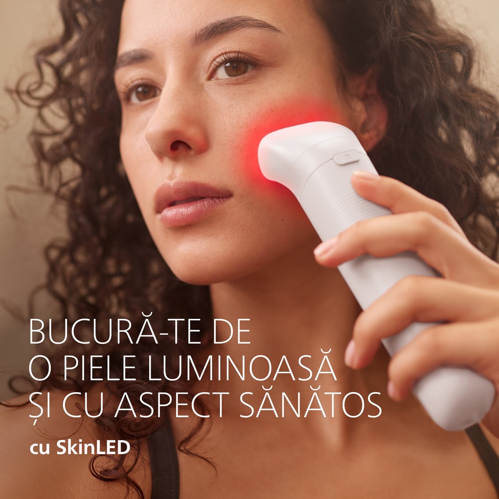 Epilator PHILIPS Seria 9900 BRE750/00, 32 pensete, 2 viteze, 10 acesorii, acumulator, gri