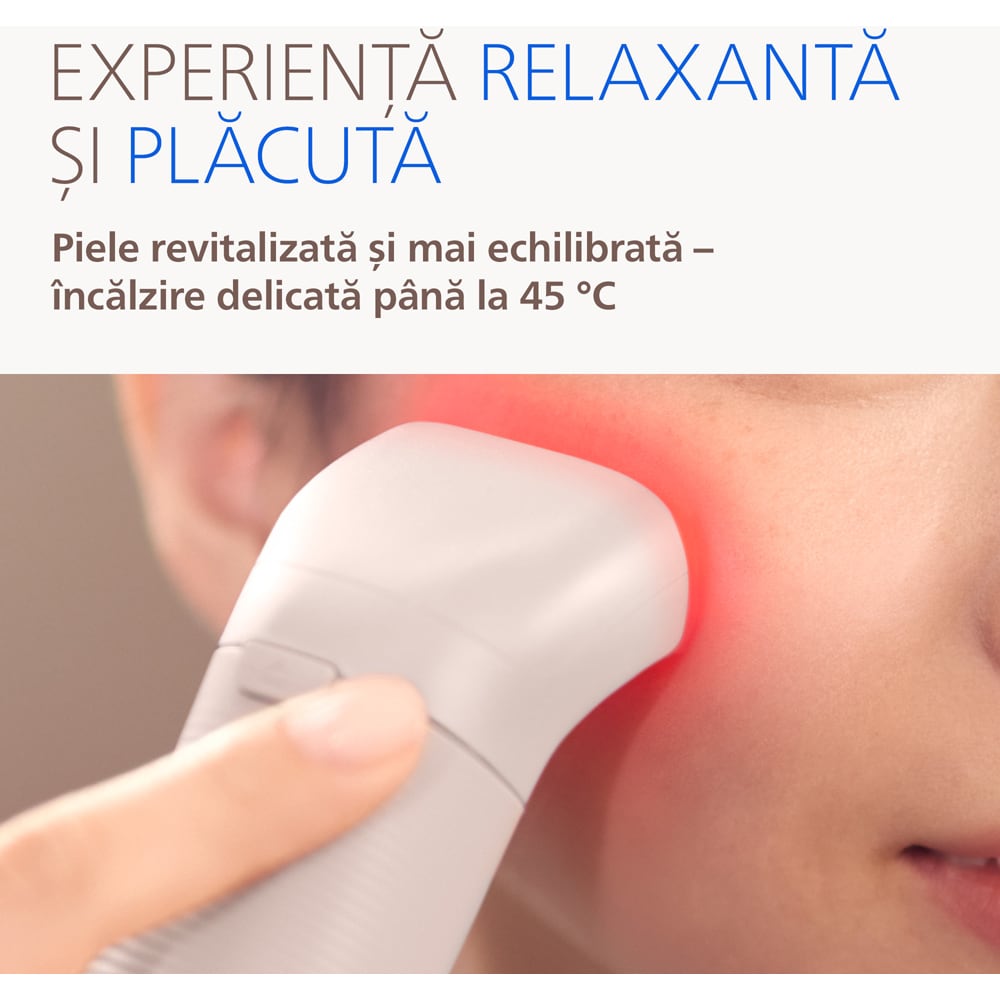 Epilator PHILIPS Seria 9900 BRE750/00, 32 pensete, 2 viteze, 10 acesorii, acumulator, gri