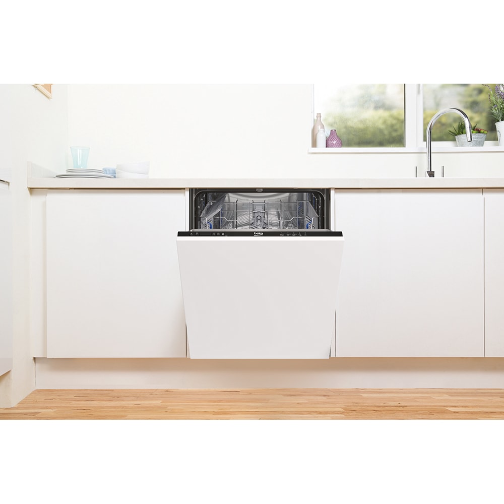 Masina de spalat vase incorporabila BEKO BRI63491, 14 seturi, 5 programe, 60 cm, Clasa D, panou comanda negru