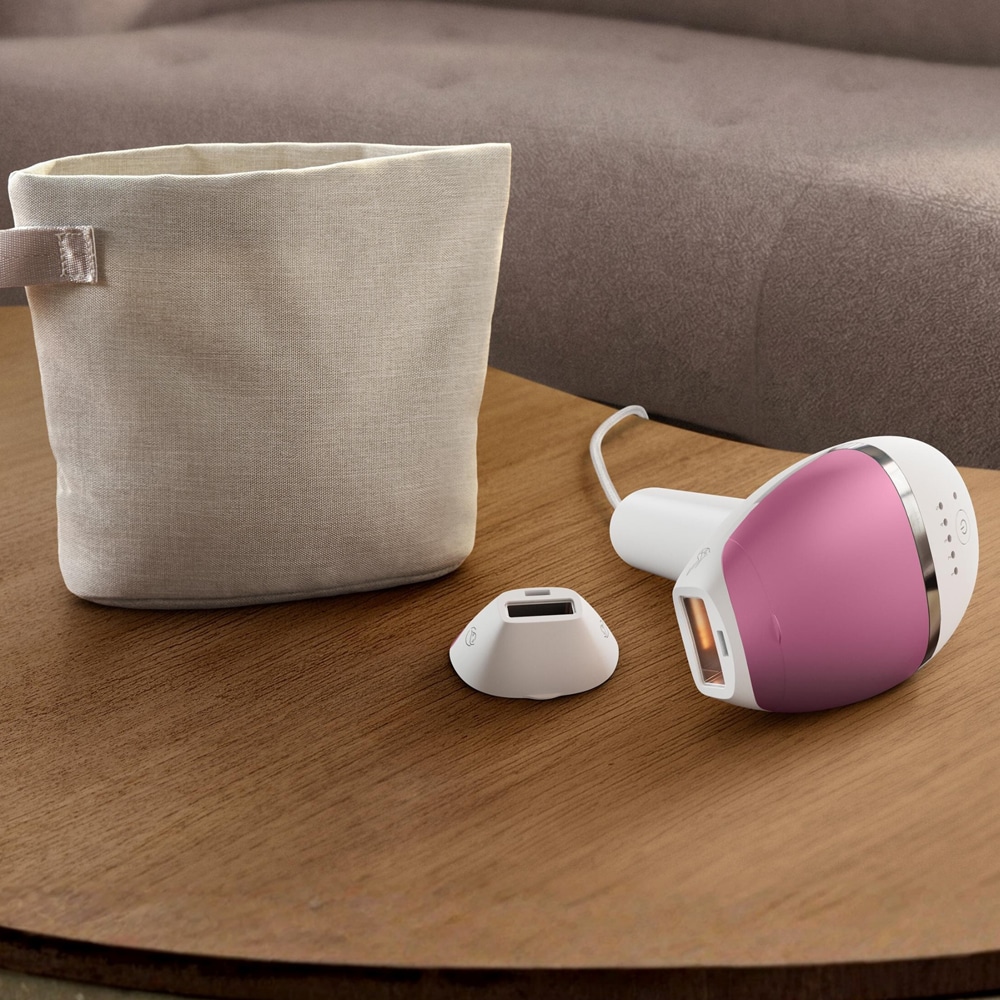 Epilator IPL PHILIPS Lumea 8000 BRI934/00, 500.000 de impulsuri, 2 accesorii, roz