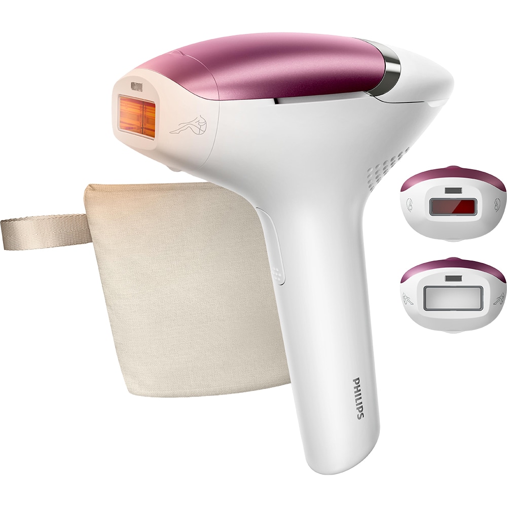 Epilator IPL PHILIPS Lumea 8000 BRI934/00, 500.000 de impulsuri, 2 accesorii, roz