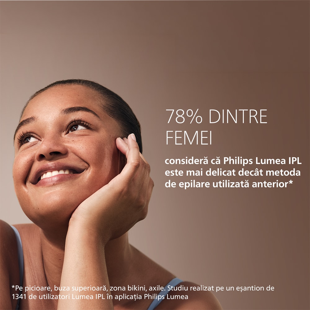 Epilator IPL PHILIPS Lumea 9000 BRI936/00, 500.000 de impulsuri, 3 accesorii, alb
