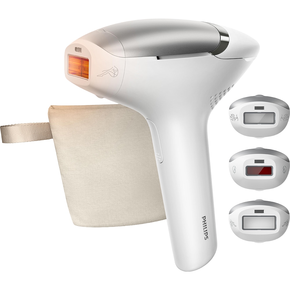 Epilator IPL PHILIPS Lumea 9000 BRI936/00, 500.000 de impulsuri, 3 accesorii, alb