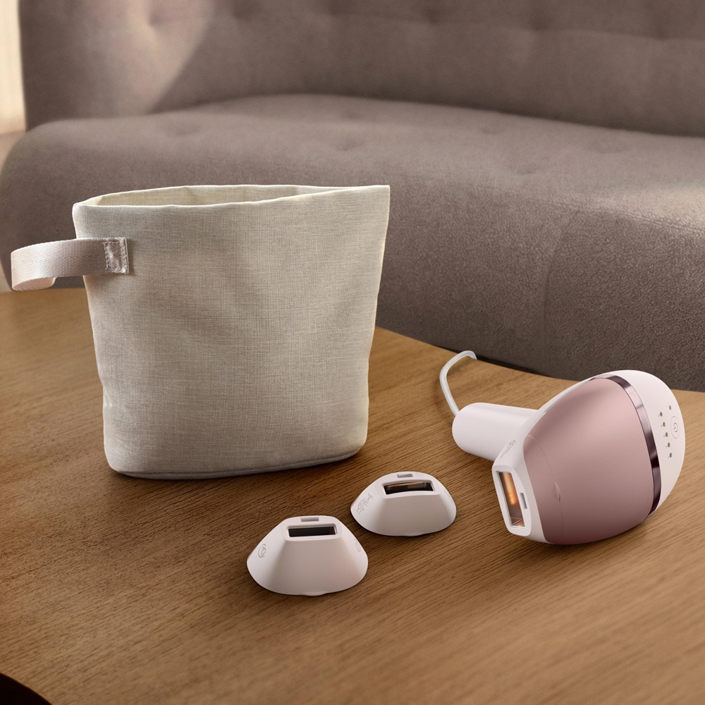 Epilator IPL PHILIPS Lumea Seria 9000 BRI938/00, 500.000 de impulsuri, 3 accesorii, roz