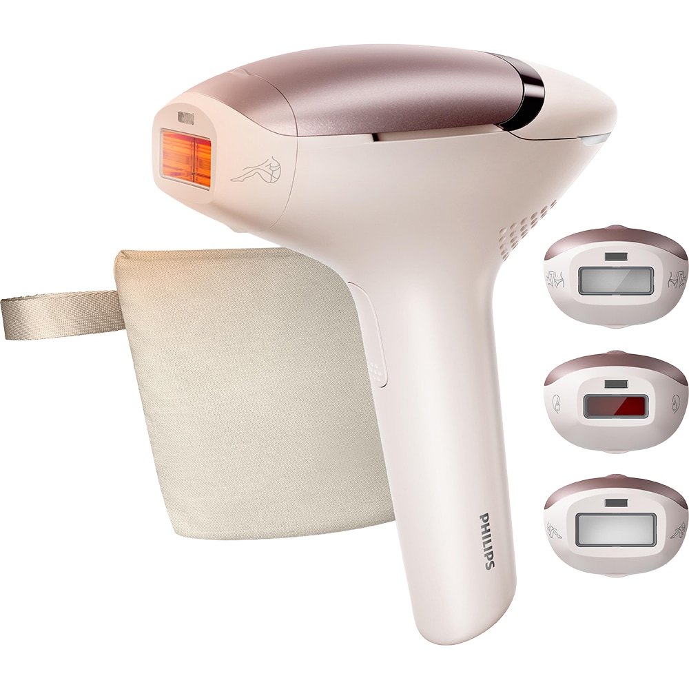 Epilator IPL PHILIPS Lumea Seria 9000 BRI938/00, 500.000 de impulsuri, 3 accesorii, roz