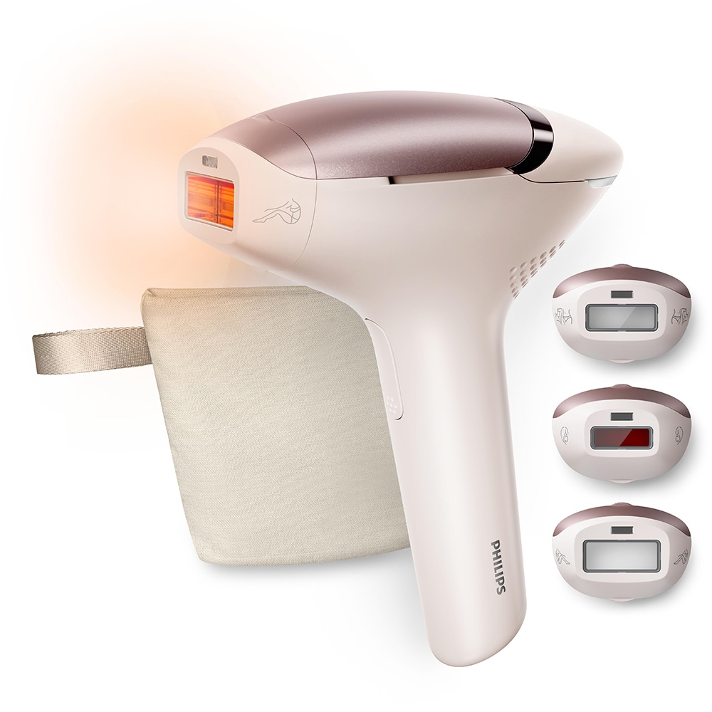 Epilator IPL PHILIPS Lumea Seria 9000 BRI938/00, 500.000 de impulsuri, 3 accesorii, roz