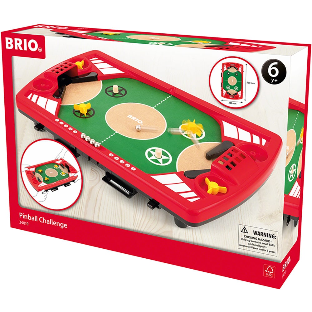 Joc de societate BRIO Pinball BRIO0198, 6 ani+, 2 jucatori