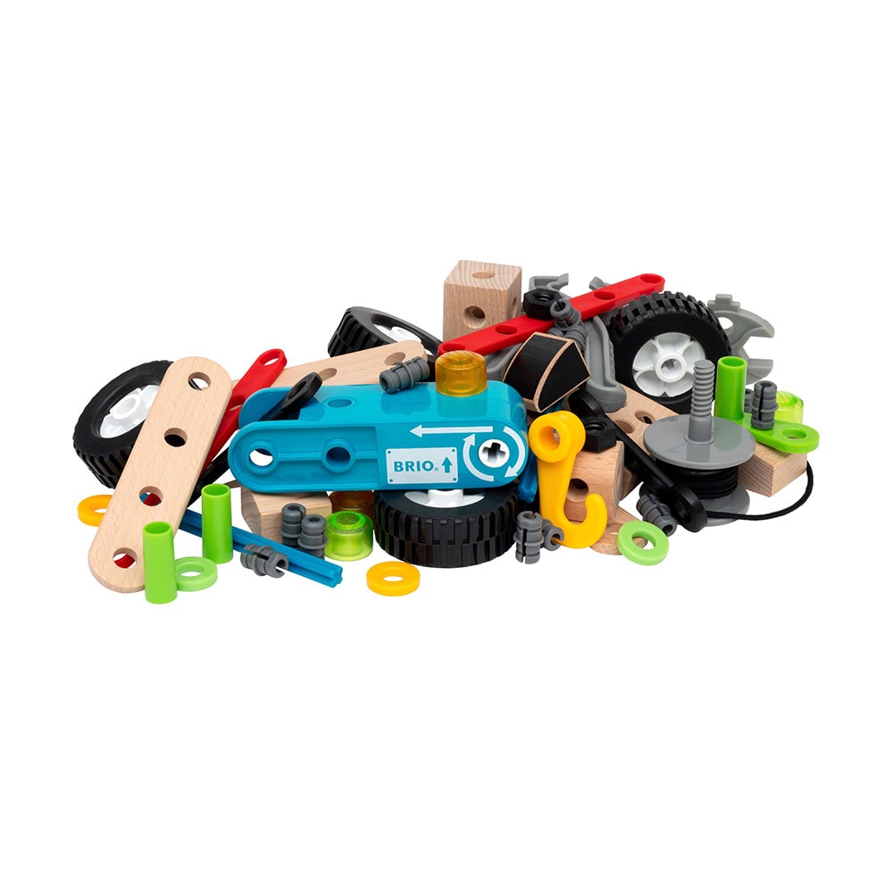 Jucarie de rol BRIO Builder pull back motor set BRIO5957, 3 ani+, multicolor