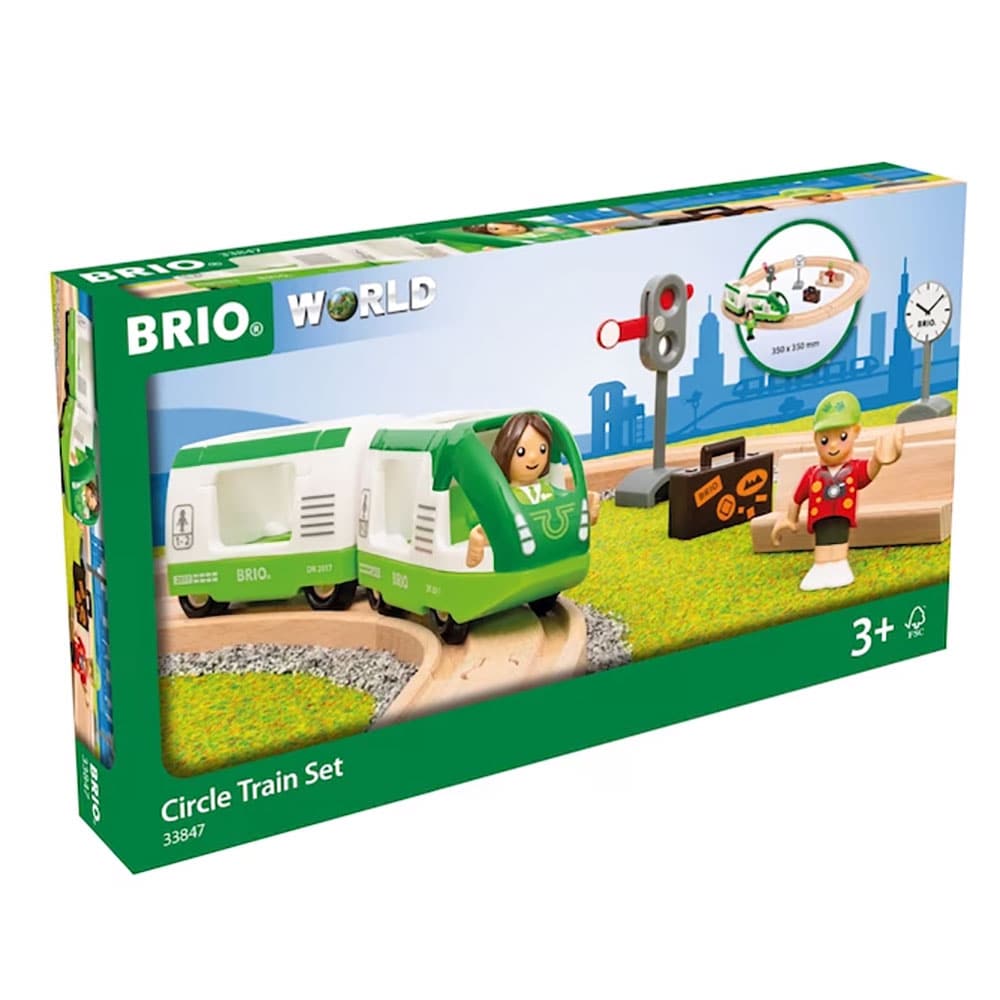 Set BRIO Tren si sina cerc BRIO8478, 3 ani+, multicolor