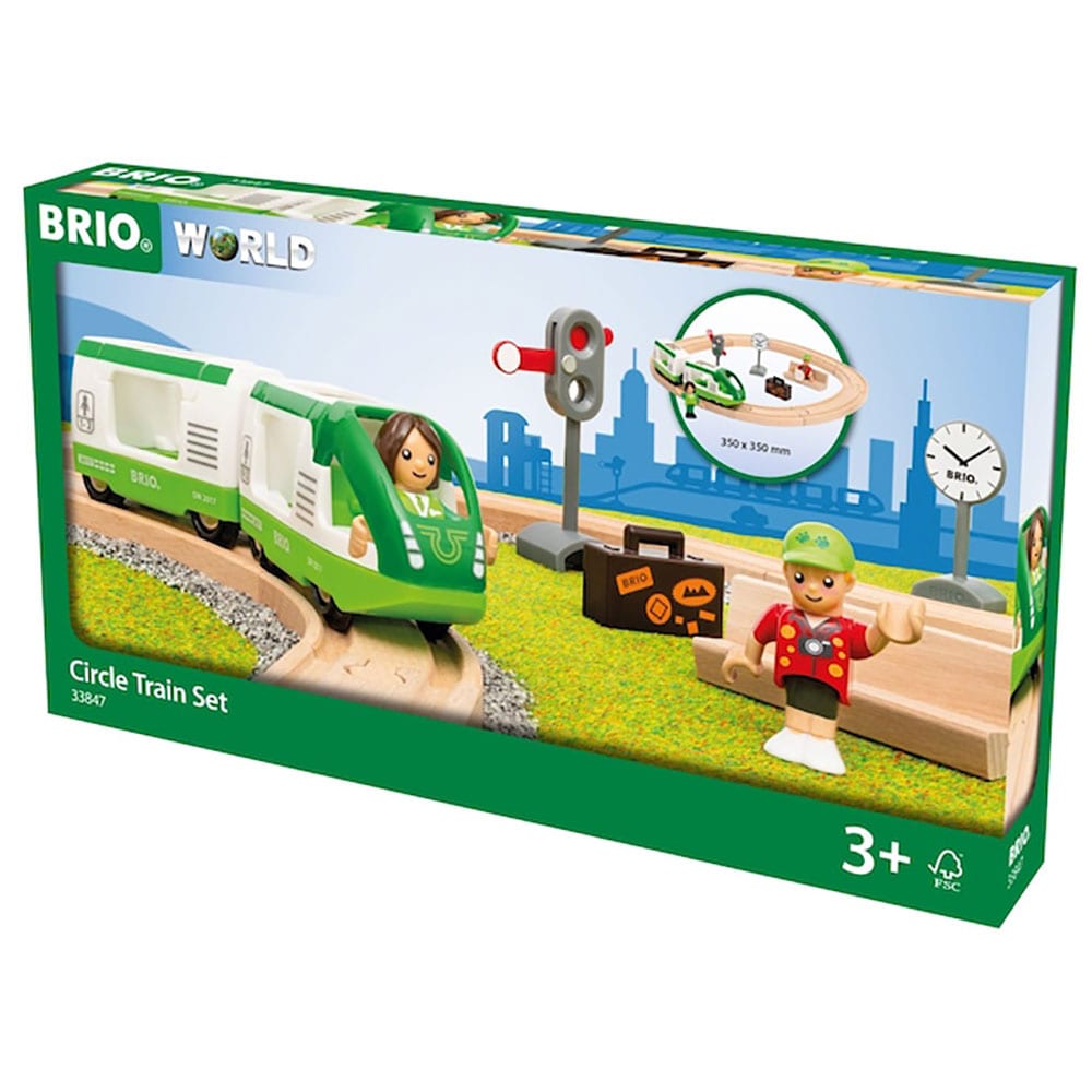 Set BRIO Tren si sina cerc BRIO8478, 3 ani+, multicolor