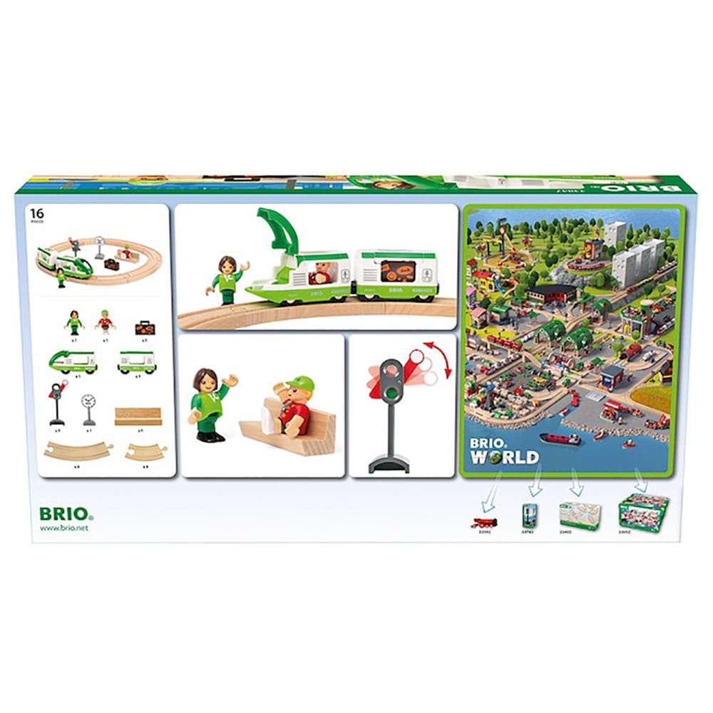 Set BRIO Tren si sina cerc BRIO8478, 3 ani+, multicolor