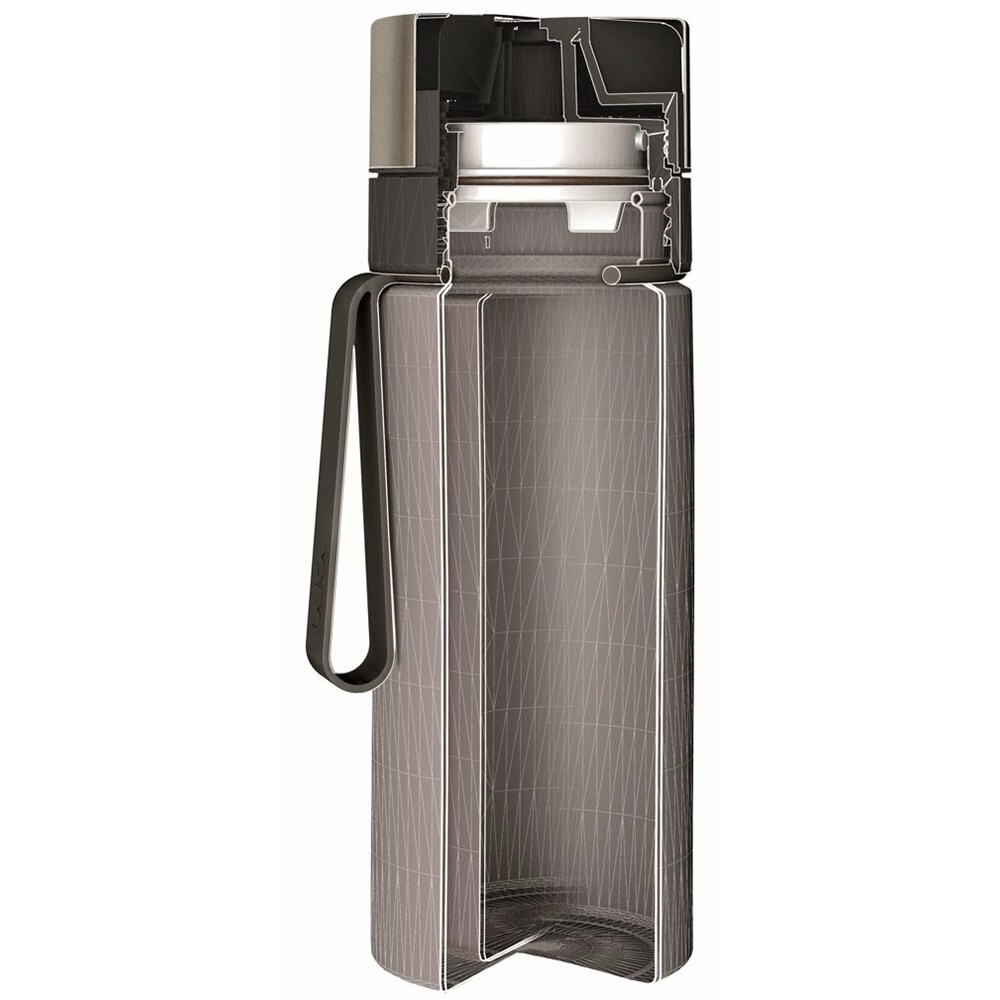 Termos filtrant LAICA BRK80A01, 0.6l, argintiu-negru