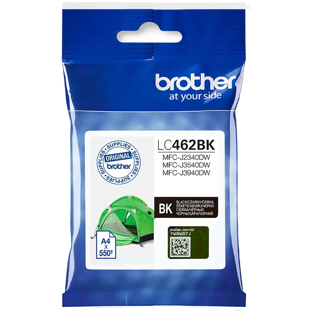 Cartus original BROTHER LC462BK, negru