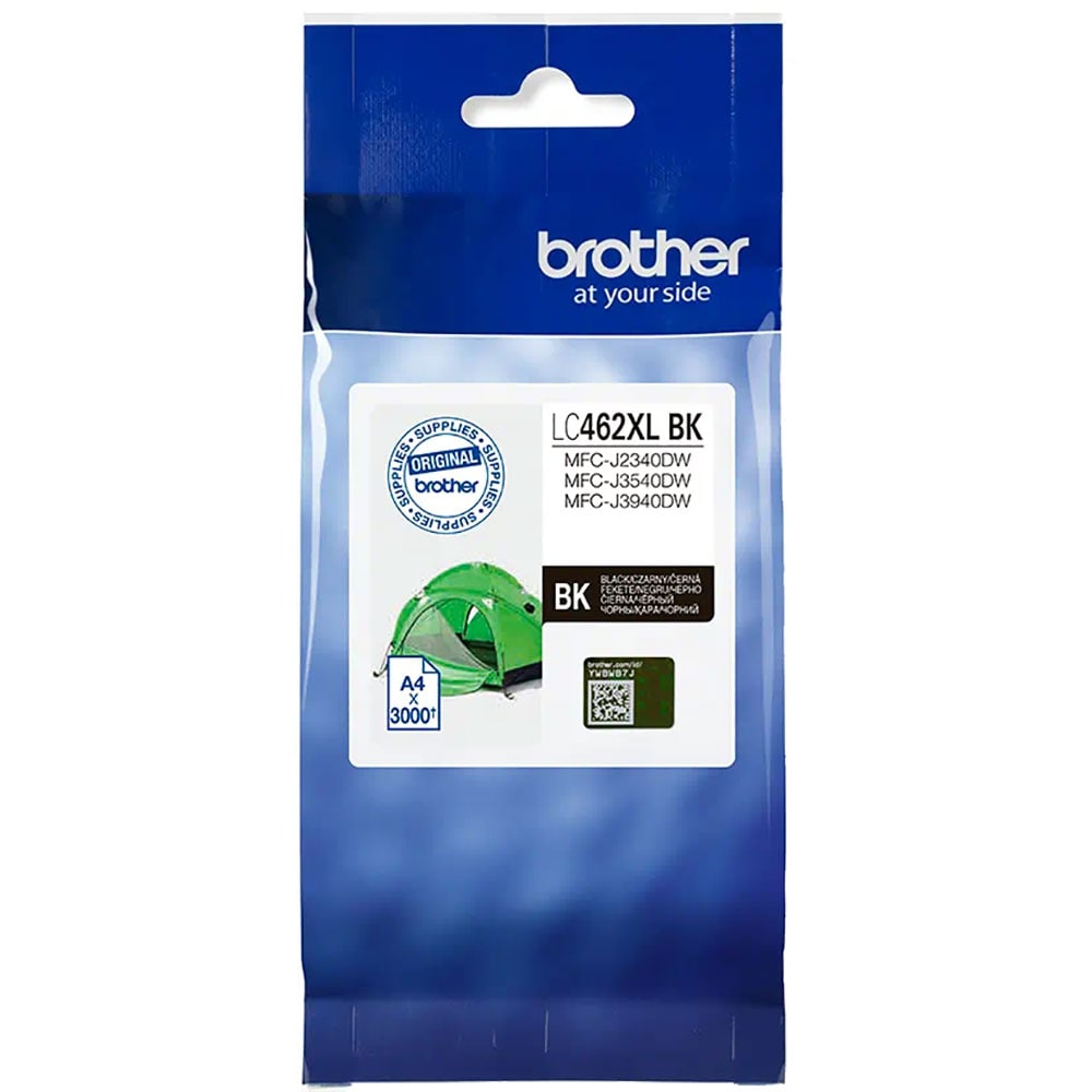 Cartus original BROTHER LC462XLBK, negru