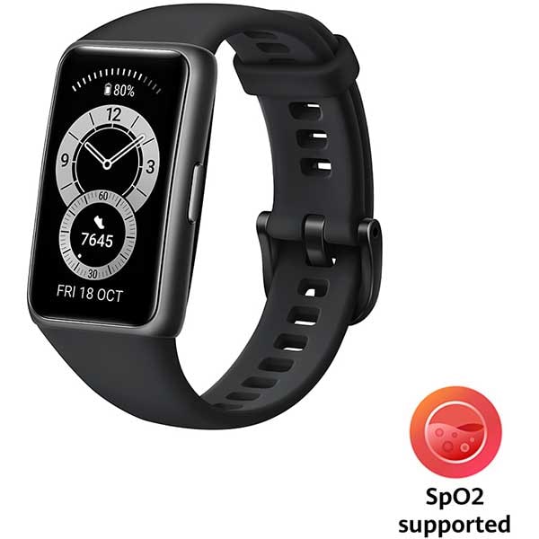 Bratara fitness HUAWEI Band 6, Android/iOS, silicon, Graphite Black