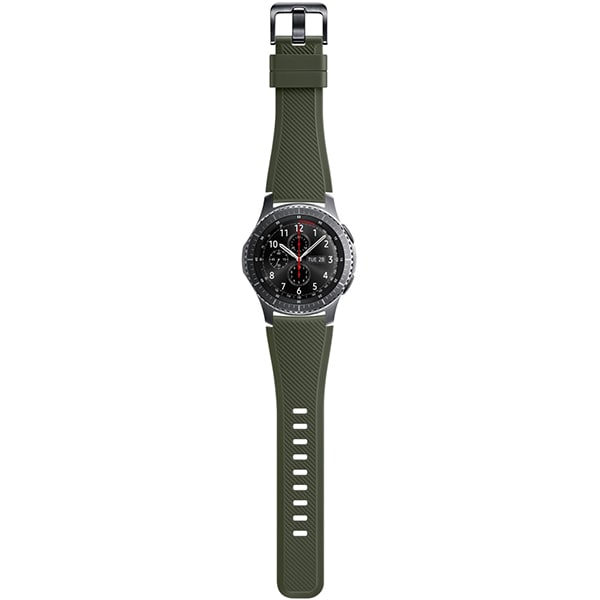 Curea pentru bratara SAMSUNG Gear S3, silicon, Kahki