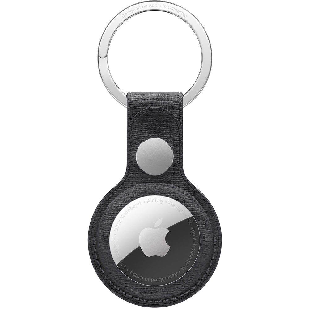 AirTag FineWoven Key Ring - Black MA7G4ZM/A