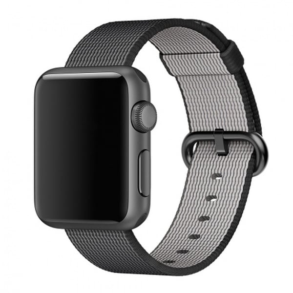 Bratara pentru APPLE Watch Seria 1, 38 mm, nylon, black