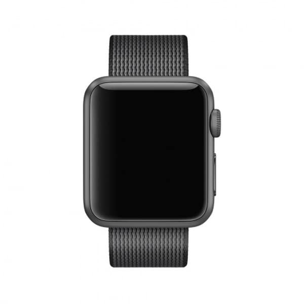 Bratara pentru APPLE Watch Seria 1, 38 mm, nylon, black