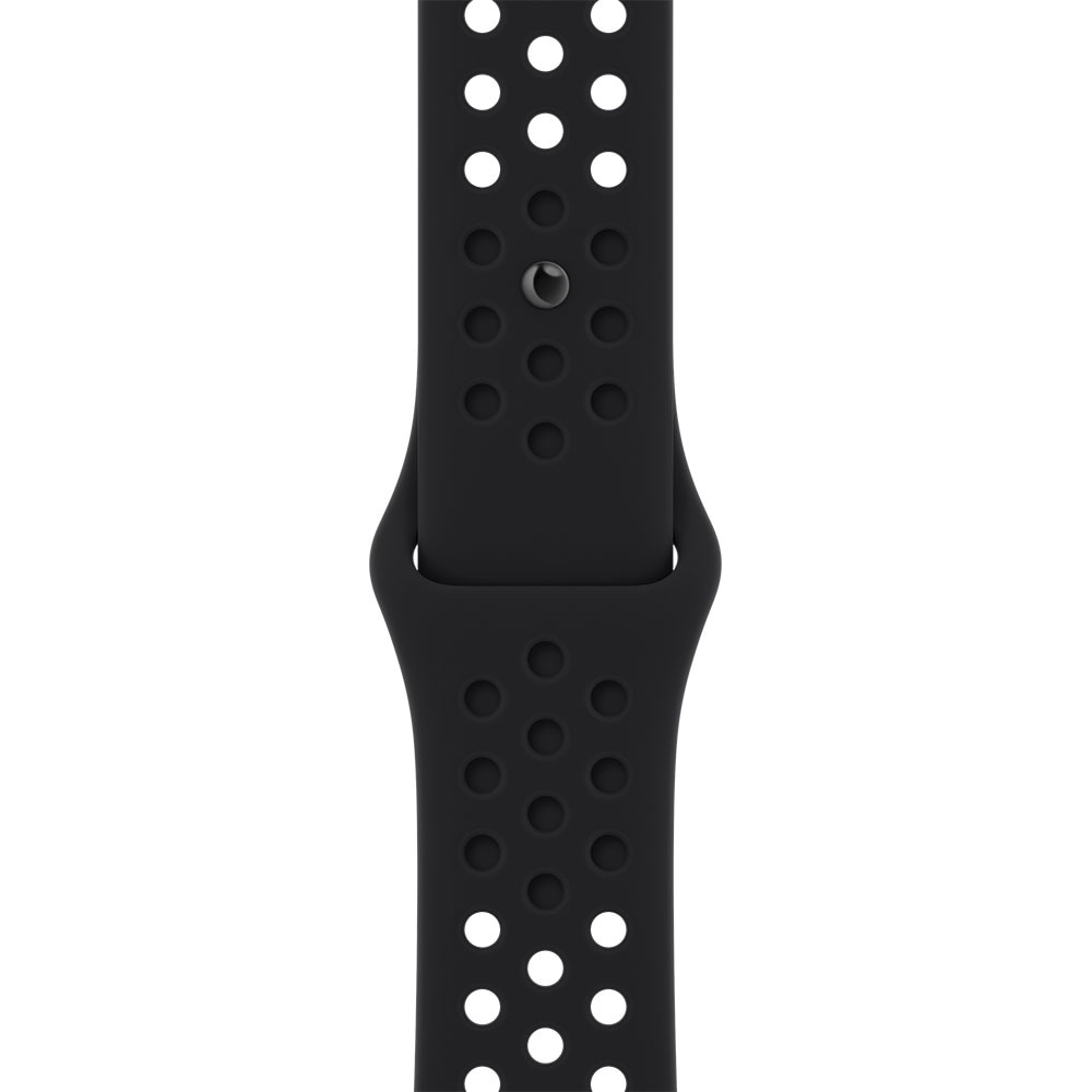 Bratara pentru APPLE Watch 45mm Black/Summit White Nike Sport Loop, MPJ13ZM/A