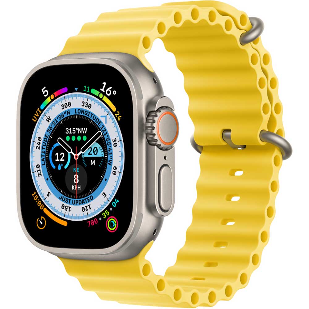 Extensie bratara pentru APPLE Watch 49mm Yellow Ocean Band Extension, MQED3ZM/A