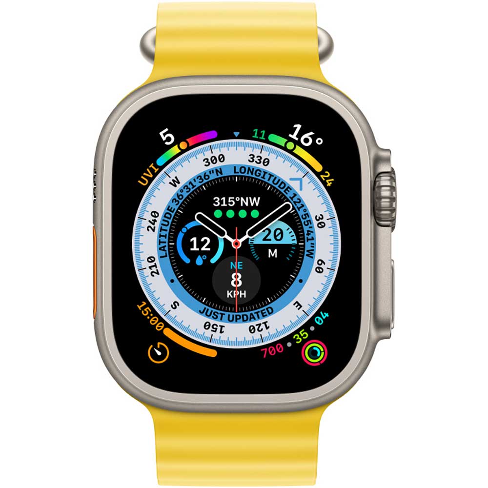 Extensie bratara pentru APPLE Watch 49mm Yellow Ocean Band Extension, MQED3ZM/A