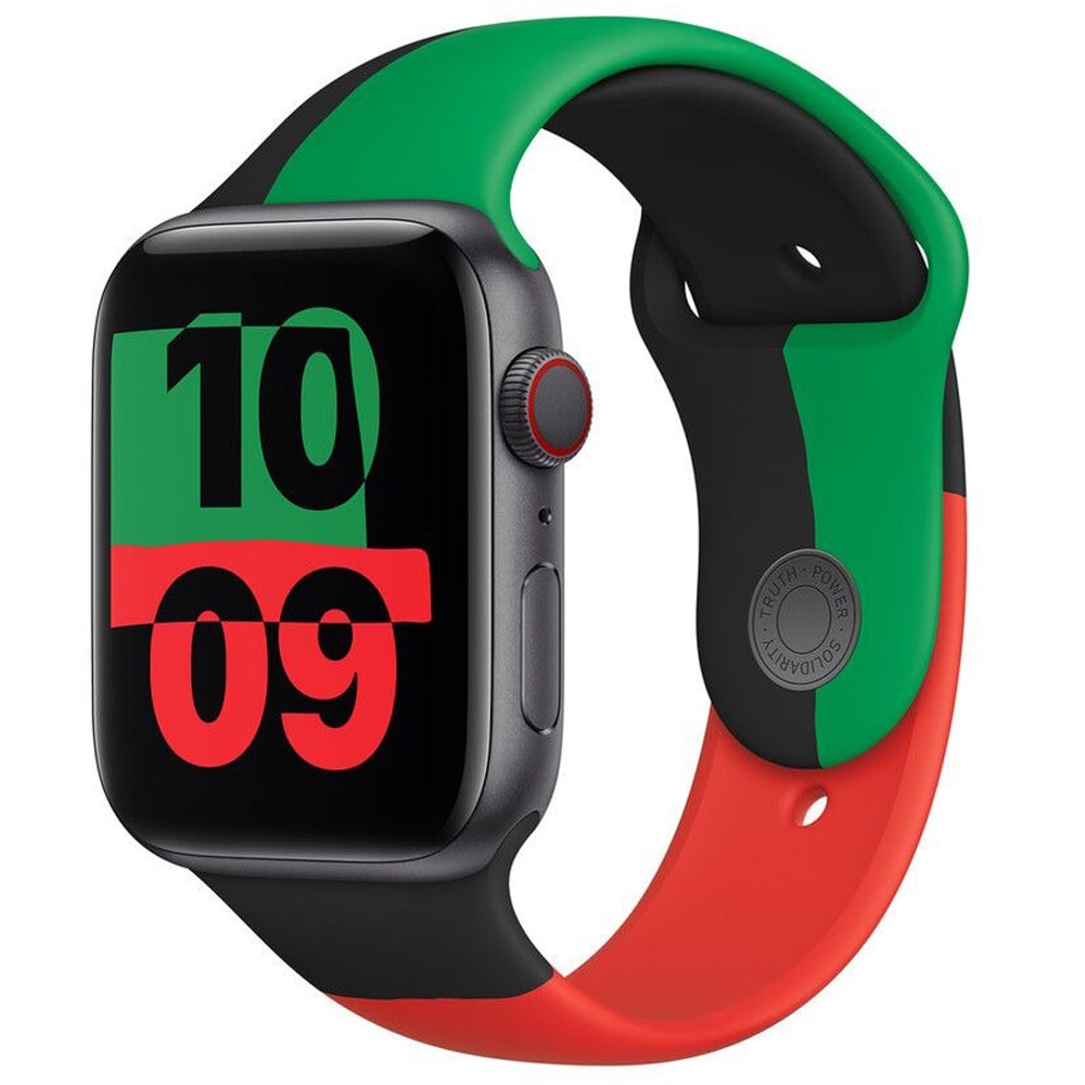 Bratara pentru APPLE Watch 44mm Black Unity Sport Band - S/M, MUQ73ZM/A