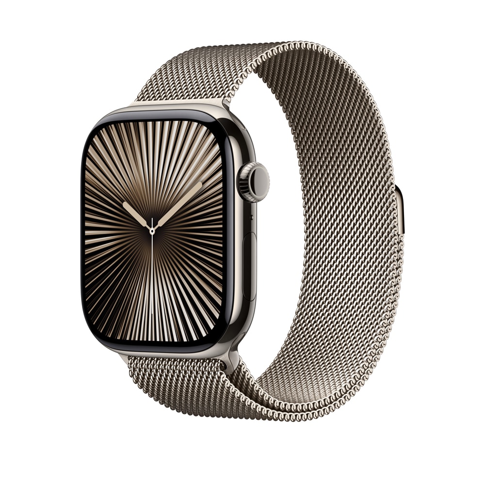 Bratara pentru APPLE Watch 46mm Natural Milanese Loop - S/M, MC7J4ZM/A