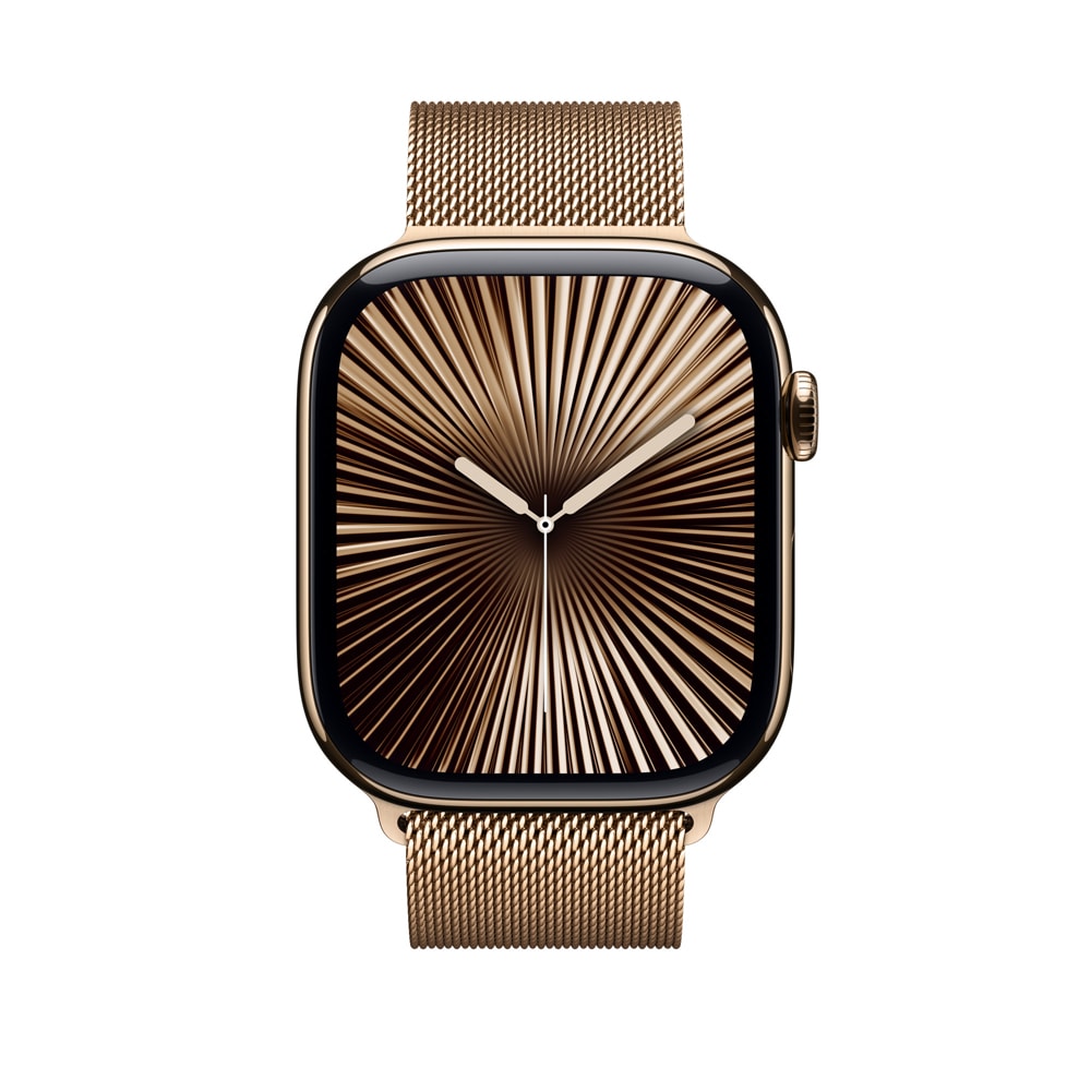Bratara pentru APPLE Watch 46mm Gold Milanese Loop - M/L, MXMR3ZM/A