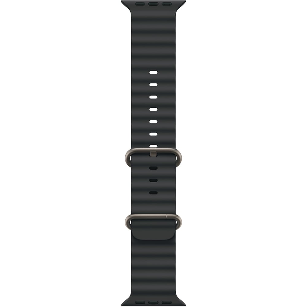 Bratara pentru APPLE Watch 49mm Black Oceanband - Natural Titanium Finish, MXTL3ZM/A