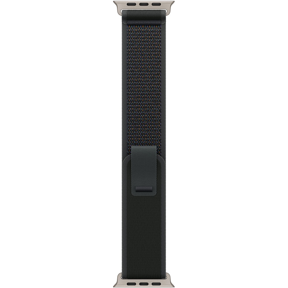 Bratara pentru APPLE Watch 49mm Black Trail Loop - S/M - Natural Titanium Finish, MXTQ3ZM/A