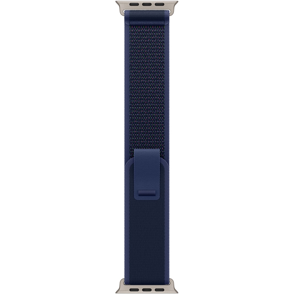 Bratara pentru APPLE Watch 49mm Blue Trail Loop - M/L - Natural Titanium Finish, MXTW3ZM/A