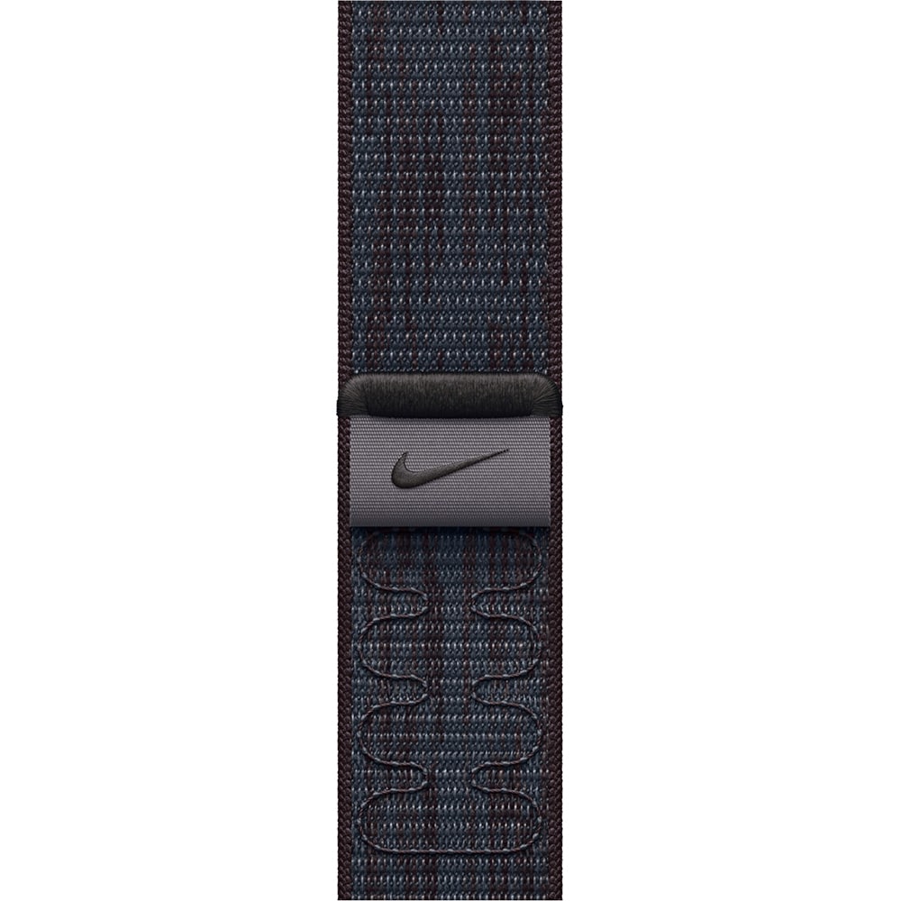 Bratara pentru APPLE Watch 46mm Sport Loop Black/Blue Nike, MYJD3ZM/A