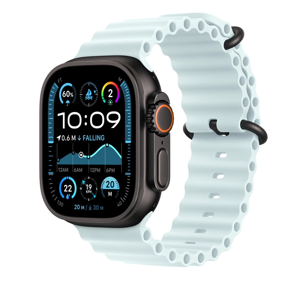 Bratara pentru APPLE Watch 49mm Iceblue Ocean - Black Titanium Finish, MYP83ZM/A