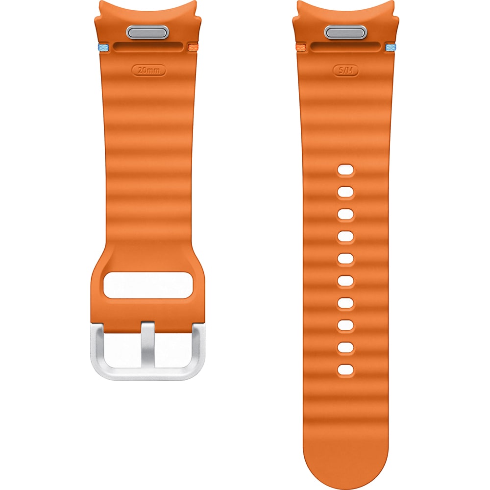 Bratara Sport Band (Small/Medium) pentru SAMSUNG Galaxy Watch7, ET-SNL30SOEGEU, Orange