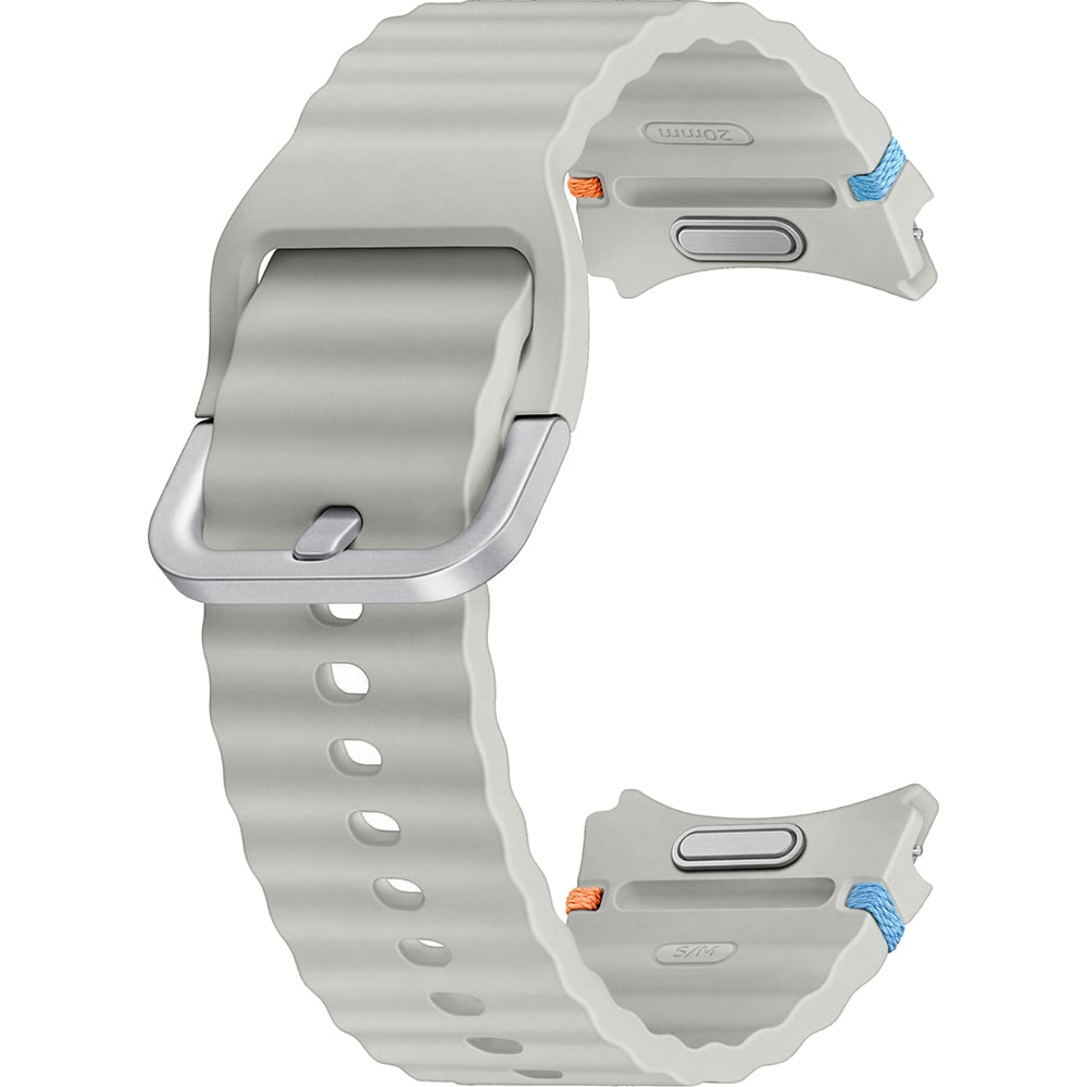Bratara Sport Band (Small/Medium) pentru SAMSUNG Galaxy Watch7, ET-SNL30SSEGEU, Silver