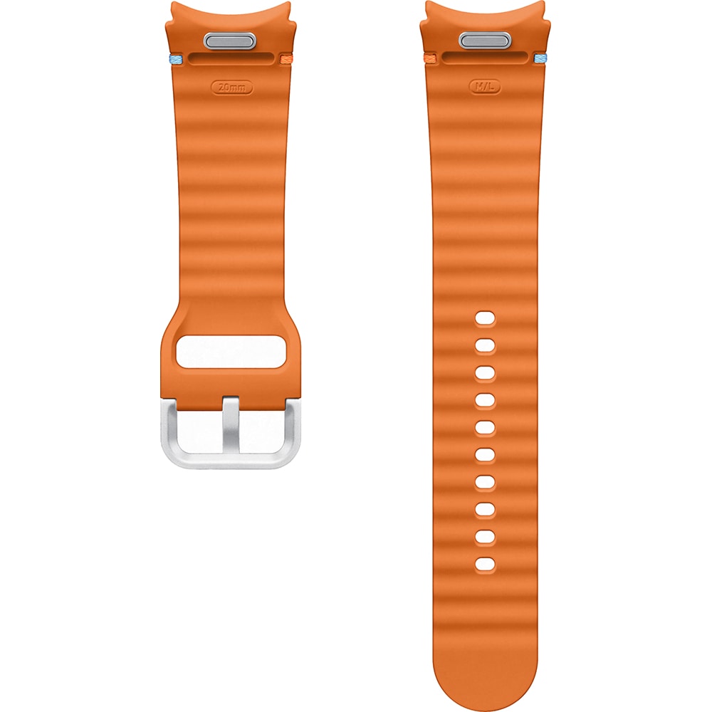 Bratara Sport Band (Medium/Large) pentru SAMSUNG Galaxy Watch7, ET-SNL31LOEGEU, Orange